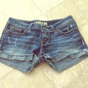 BKE denim shorts